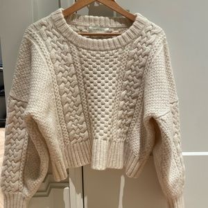 Shaina Mote Cable Knit Wool Sweater XS/S